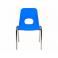 Dětská plastová židle s chromovanou konstrukcí 26/30/34 cm