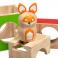 Mazaná liška - dřevěná hra s předlohami