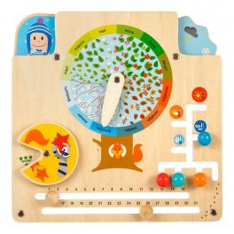 Lucy & Leo - Kalendář přírody - dřevěná naučná hrací deska