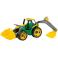 Traktor se lžící a bagrem - zeleno žlutý