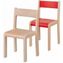 Česká stohovatelná židle, výška sedáku 18 cm